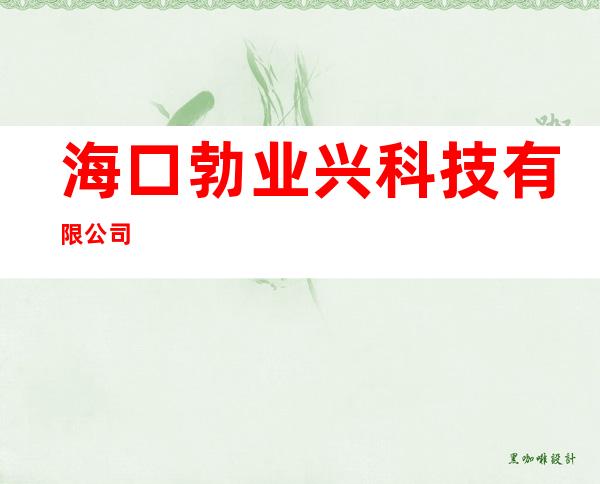 海口勃业兴科技有限公司